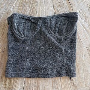 Shimmer Corset Crop Top